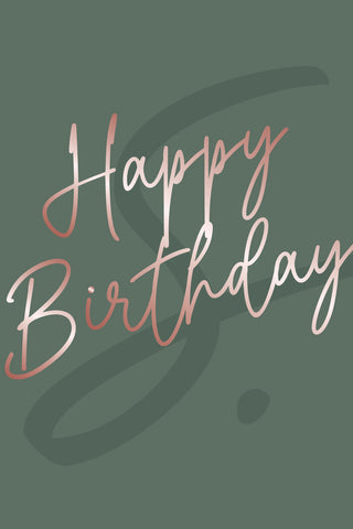 Happy Birthday Card